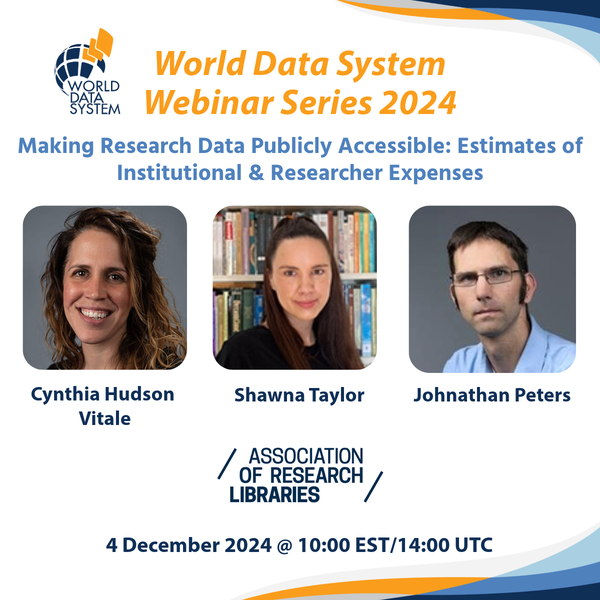 WDS Association of Research Libraries Webinar